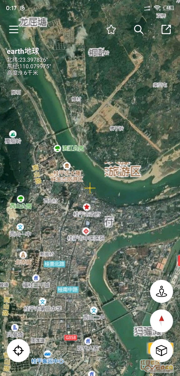 最新桂平衛星地圖，開(kāi)啟一段溫馨有趣的探索之旅