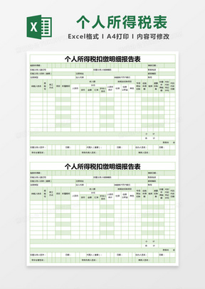 最新個(gè)人所得稅模板，背景、影響及地位解析