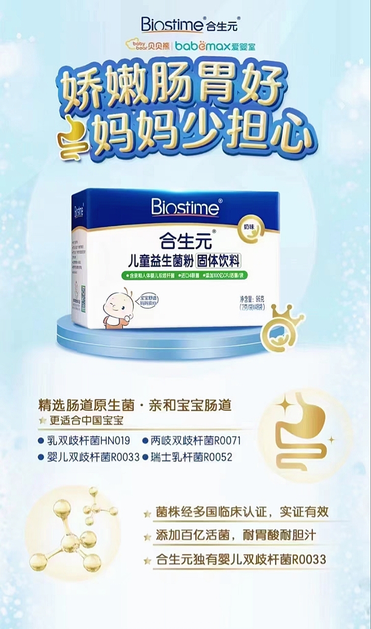 合生元益生菌最新版，小益生菌與家庭幸福的日常奇跡